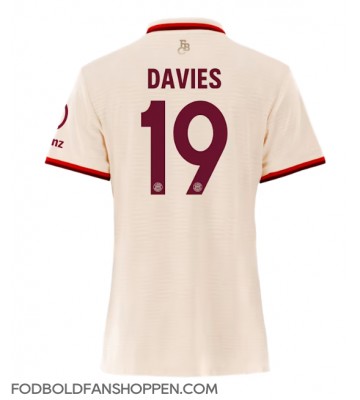 Bayern Munich Alphonso Davies #19 Tredjetrøje Dame 2024-25 Kortærmet